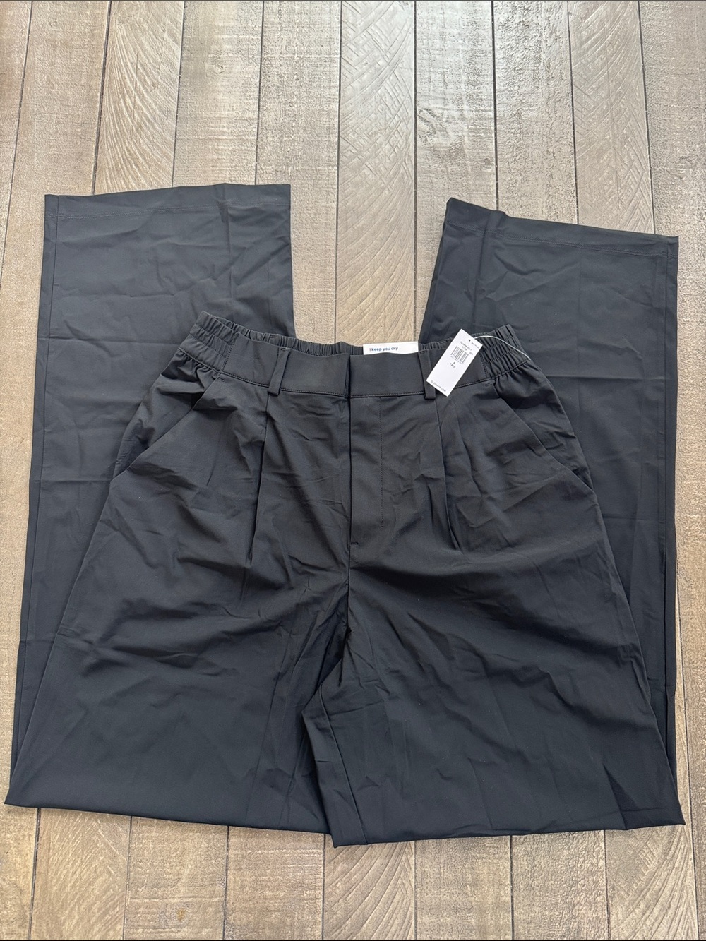 Old Navy Black Wide-Leg Women's Sleektech Pants